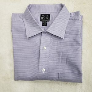 Jos. A. Bank Men's Purple Dress Shirt. Size: 17½ - 34.
